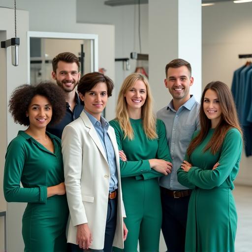 L'équipe d'artisans et d'experts textiles de LavoirVif à Lyon